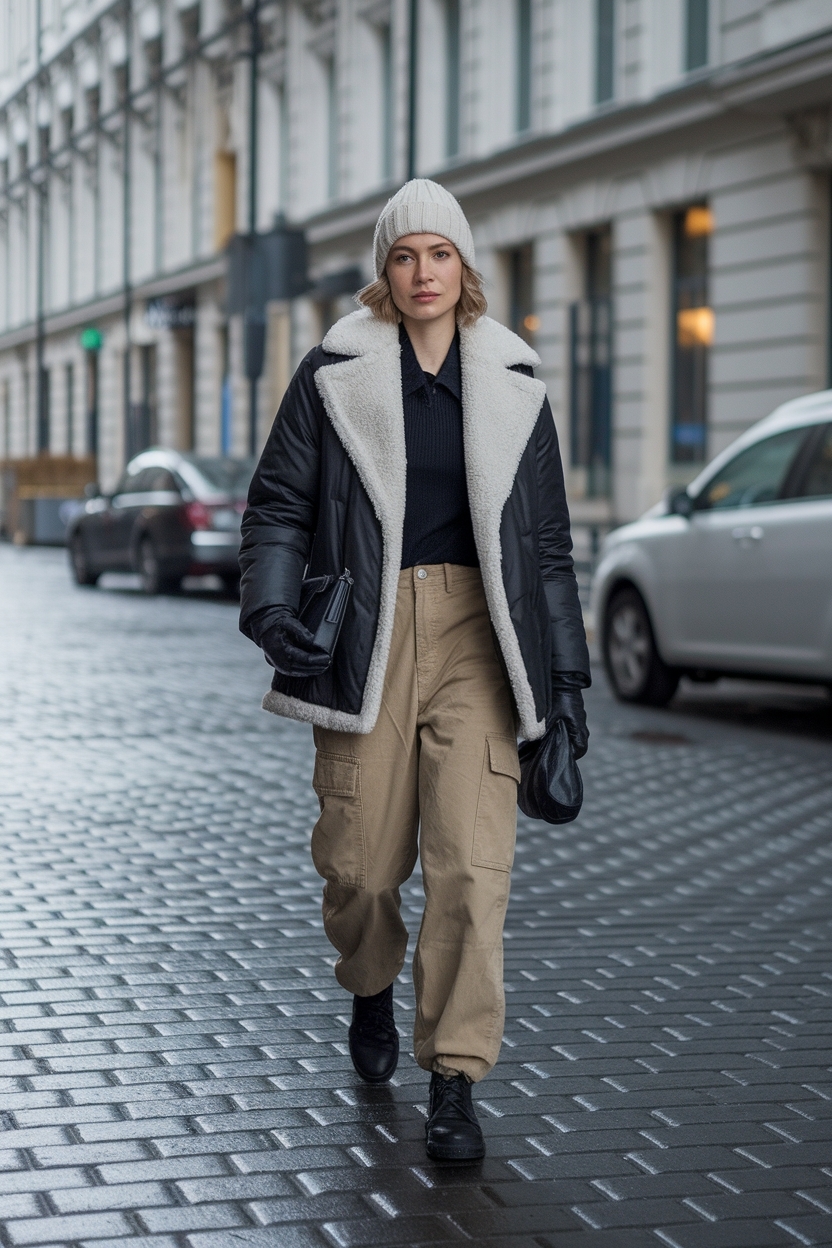 Cargo Pants Winter Outfit: Versatile Looks for the Season outfit idea
