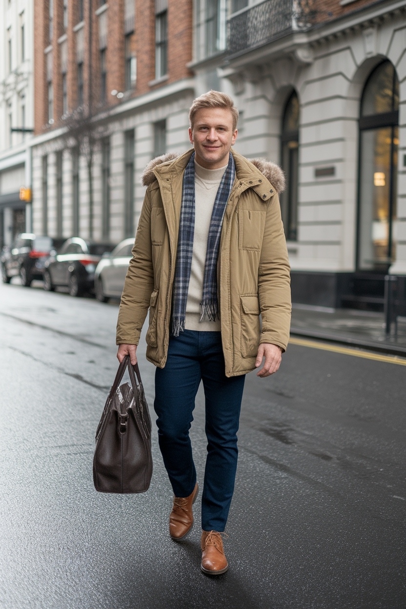 Stylish Casual Winter Outfits for Men to Consider outfit idea