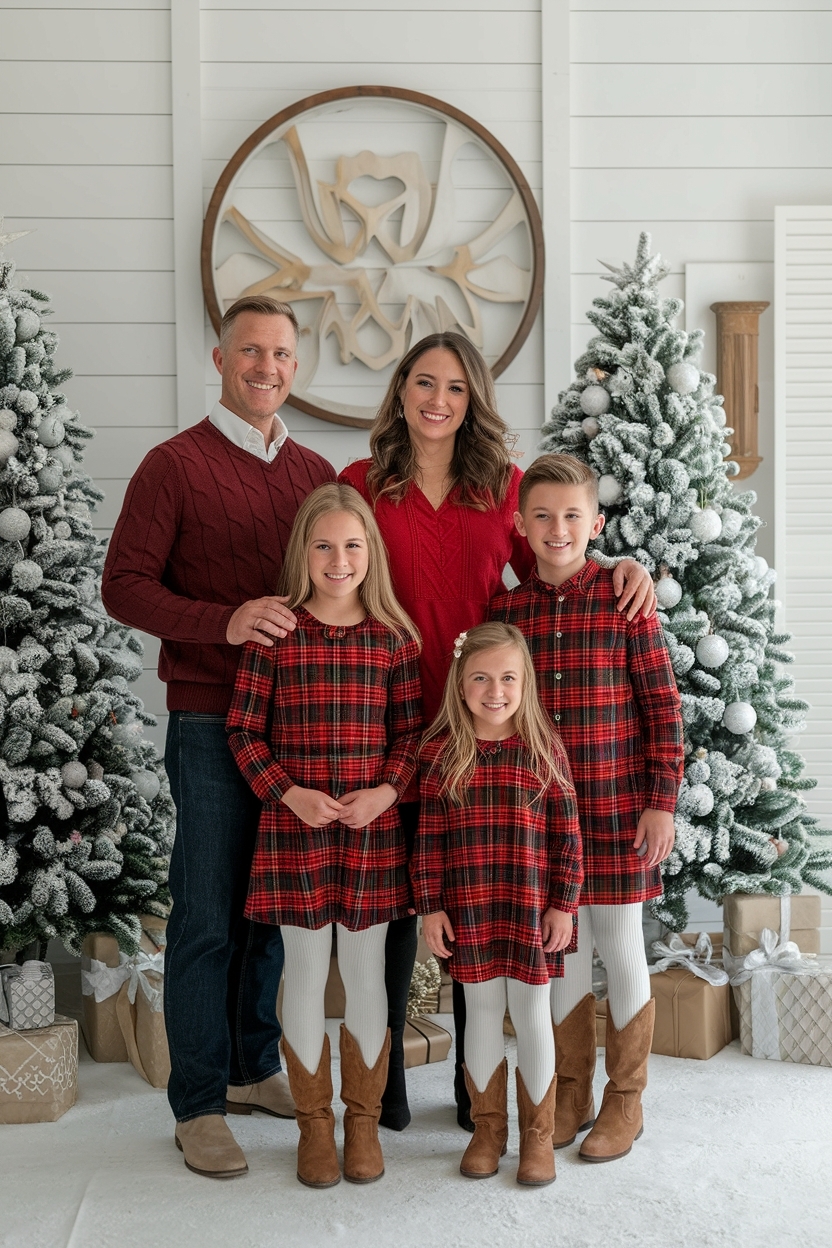 Festive Christmas Family Photo Outfits to Try outfit idea
