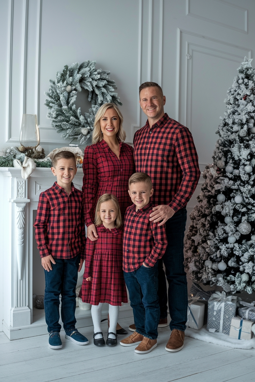 Cute Christmas Photo Outfits for Family Gatherings outfit idea