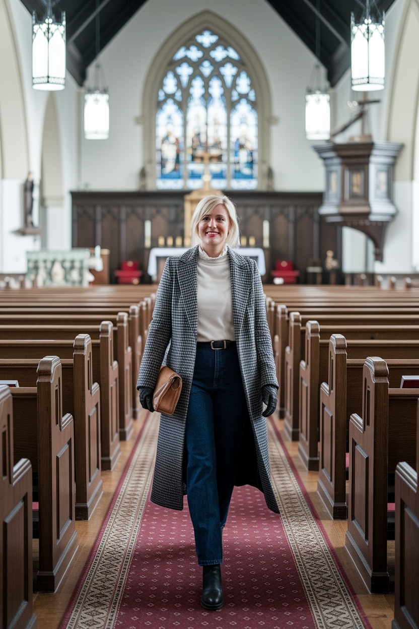 Church Outfit Inspo Winter: Stylish Choices for Services outfit idea