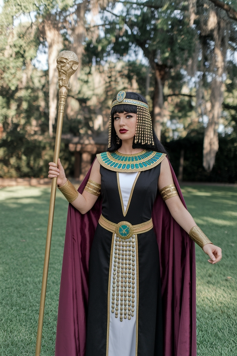 DIY Cleopatra Halloween Costume: Step-by-Step Guide outfit idea