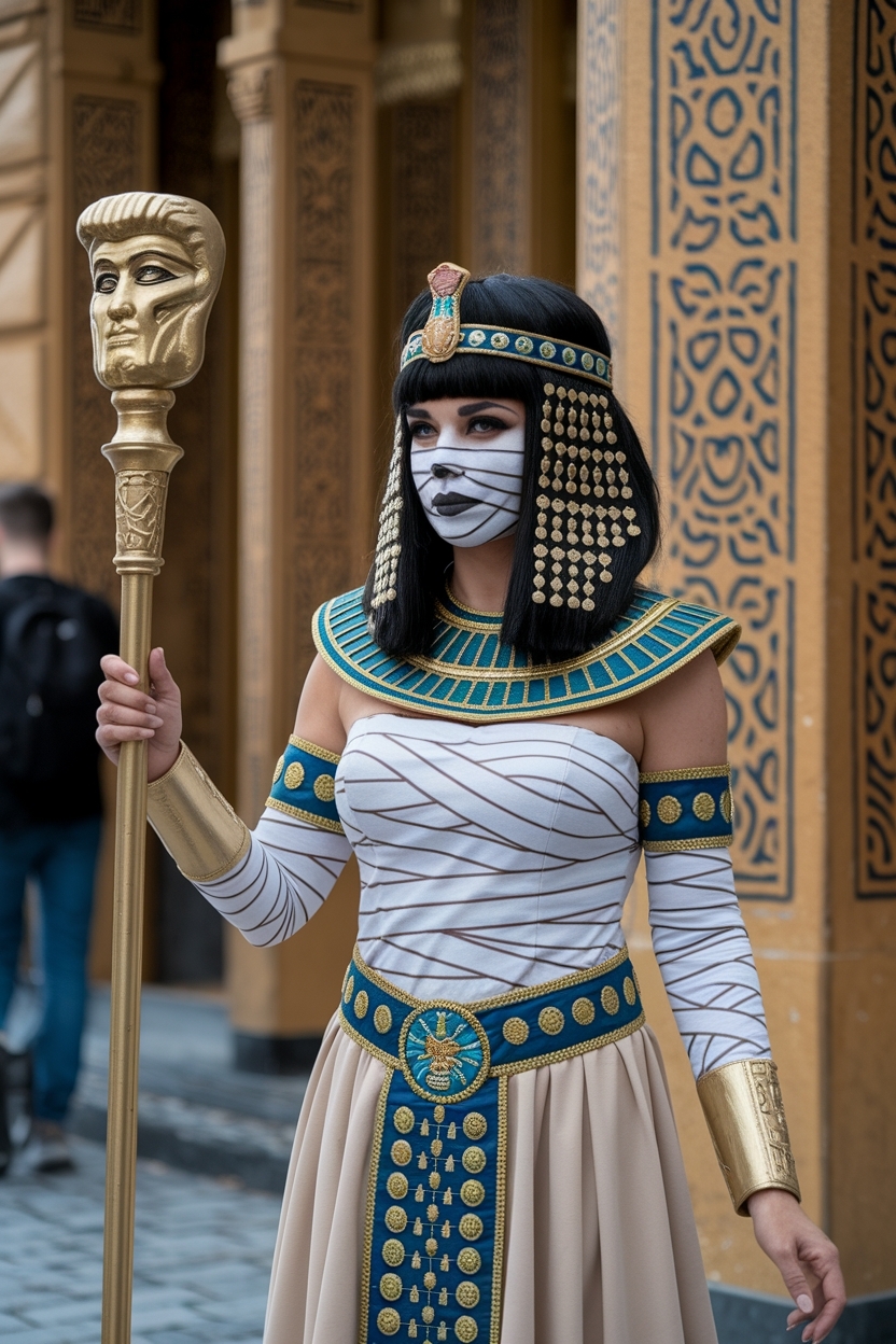 Mummy Cleopatra Halloween Costume: A Spooky Twist outfit idea