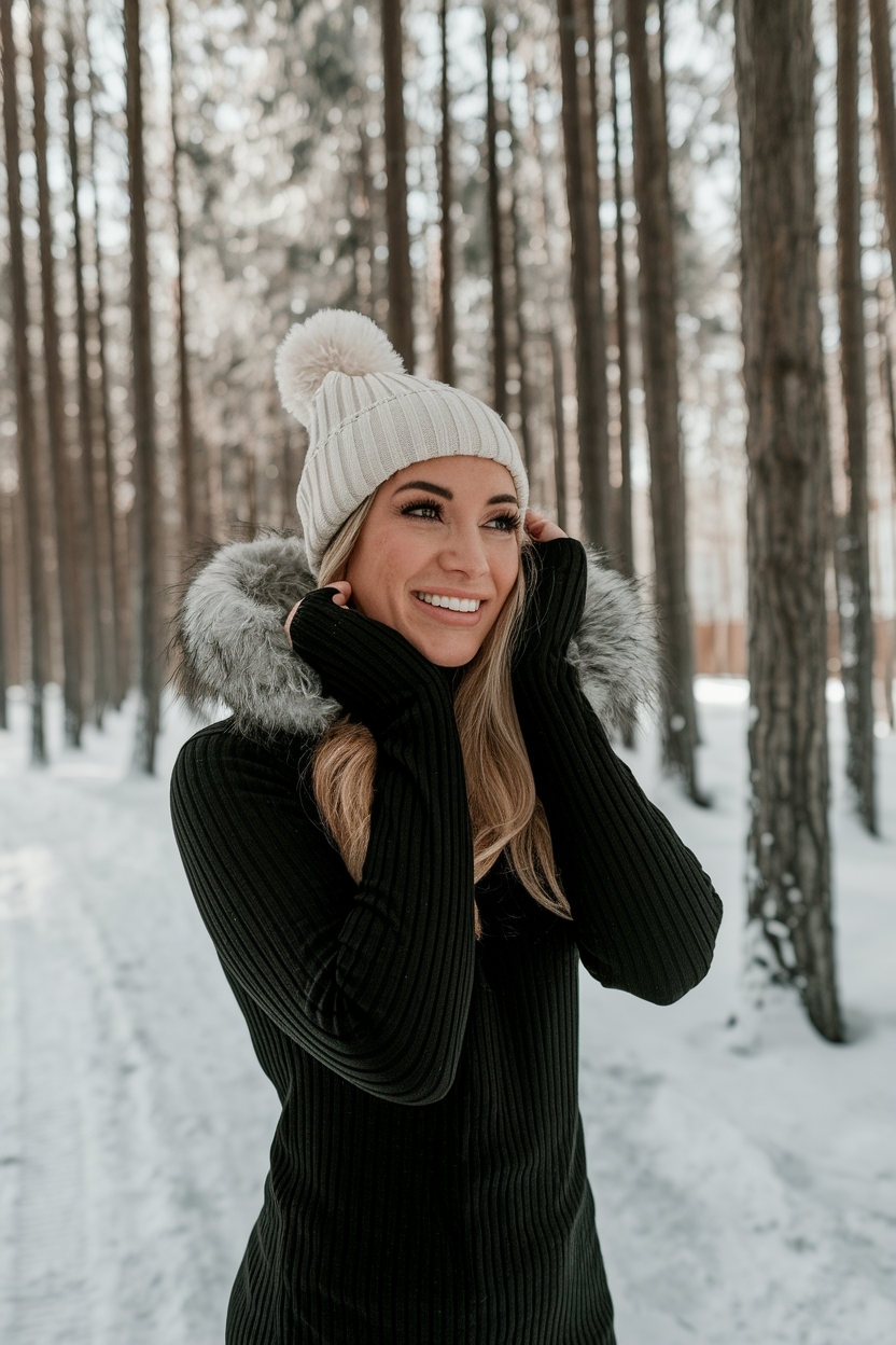 Winter Birthday Dress Black Women: Celebrate in Style outfit idea