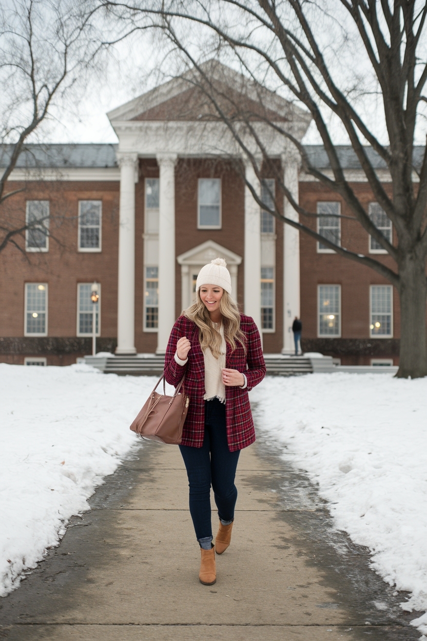 Winter Class Outfits College: Comfort Meets Style outfit idea