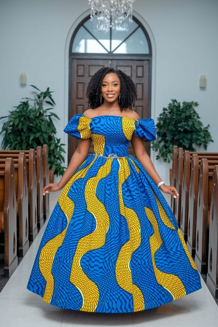 African Dresses for Women: Perfect Church Outfit Options outfit idea