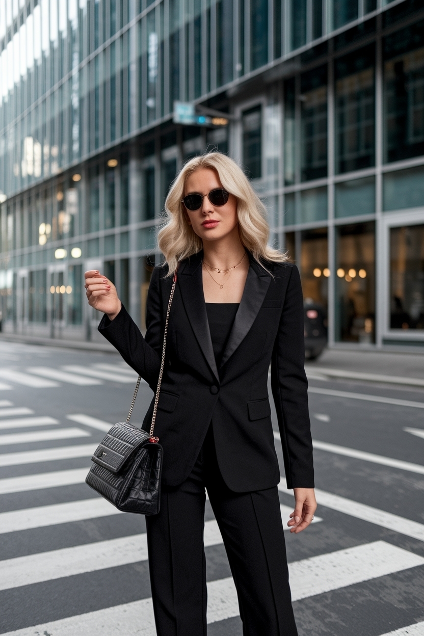 All Black Work Outfits Women Can Wear with Confidence outfit idea