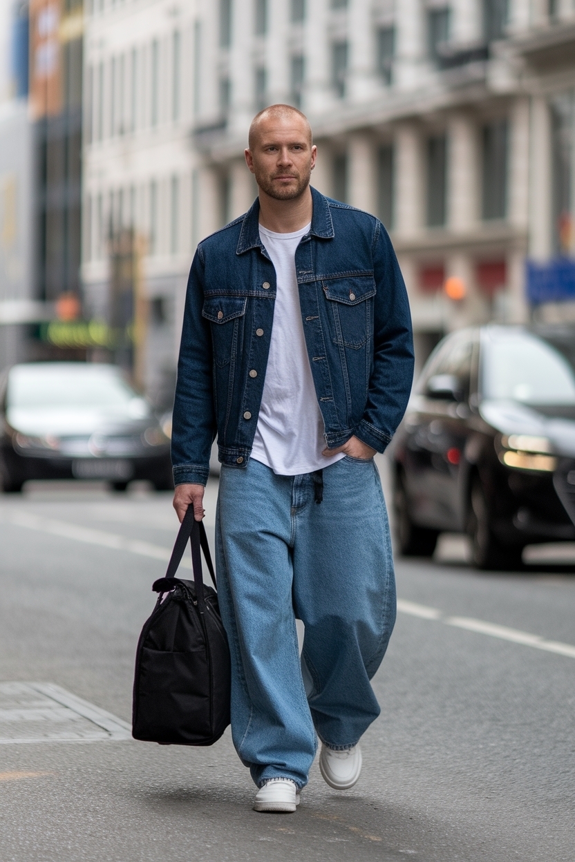 Baggy Jeans Outfit Men Mens Fashion: Casual Day Looks outfit idea
