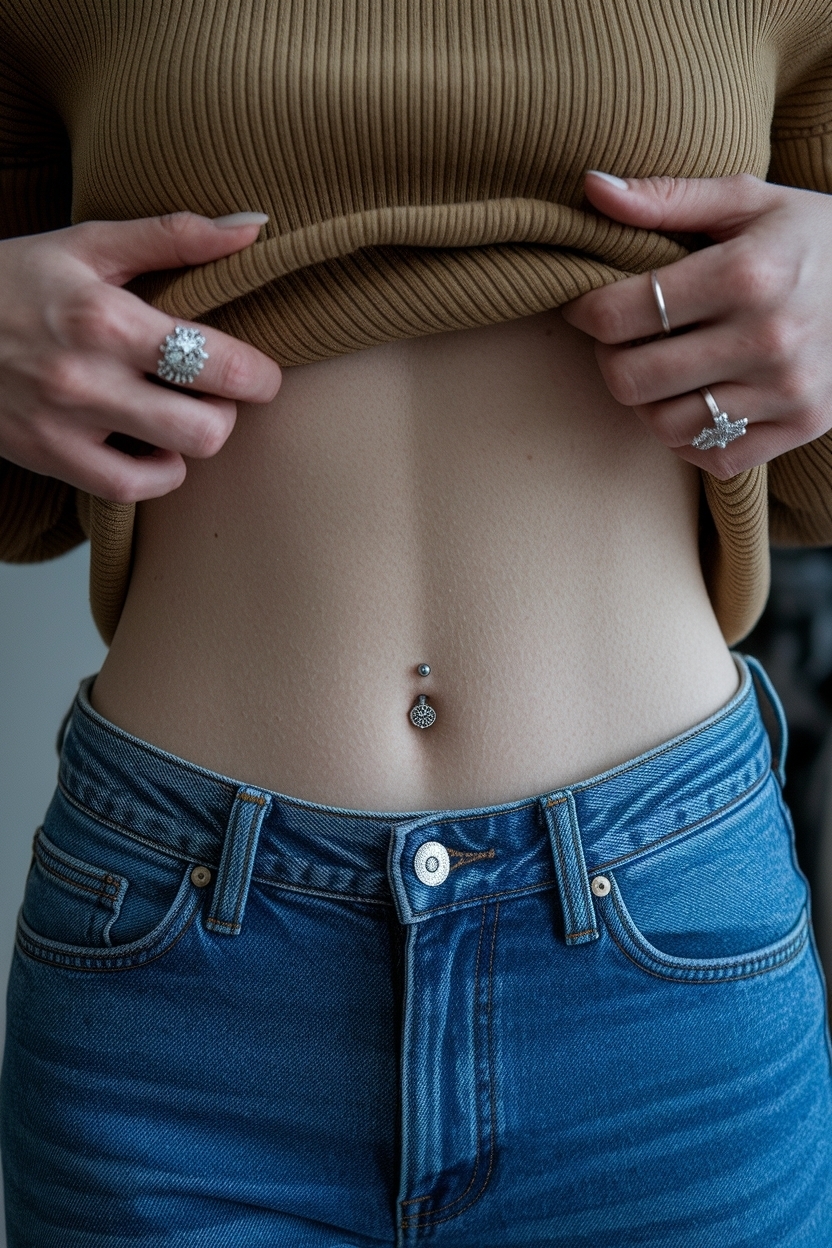 Belly Button Piercing Bottom Navel: Best Practices outfit idea