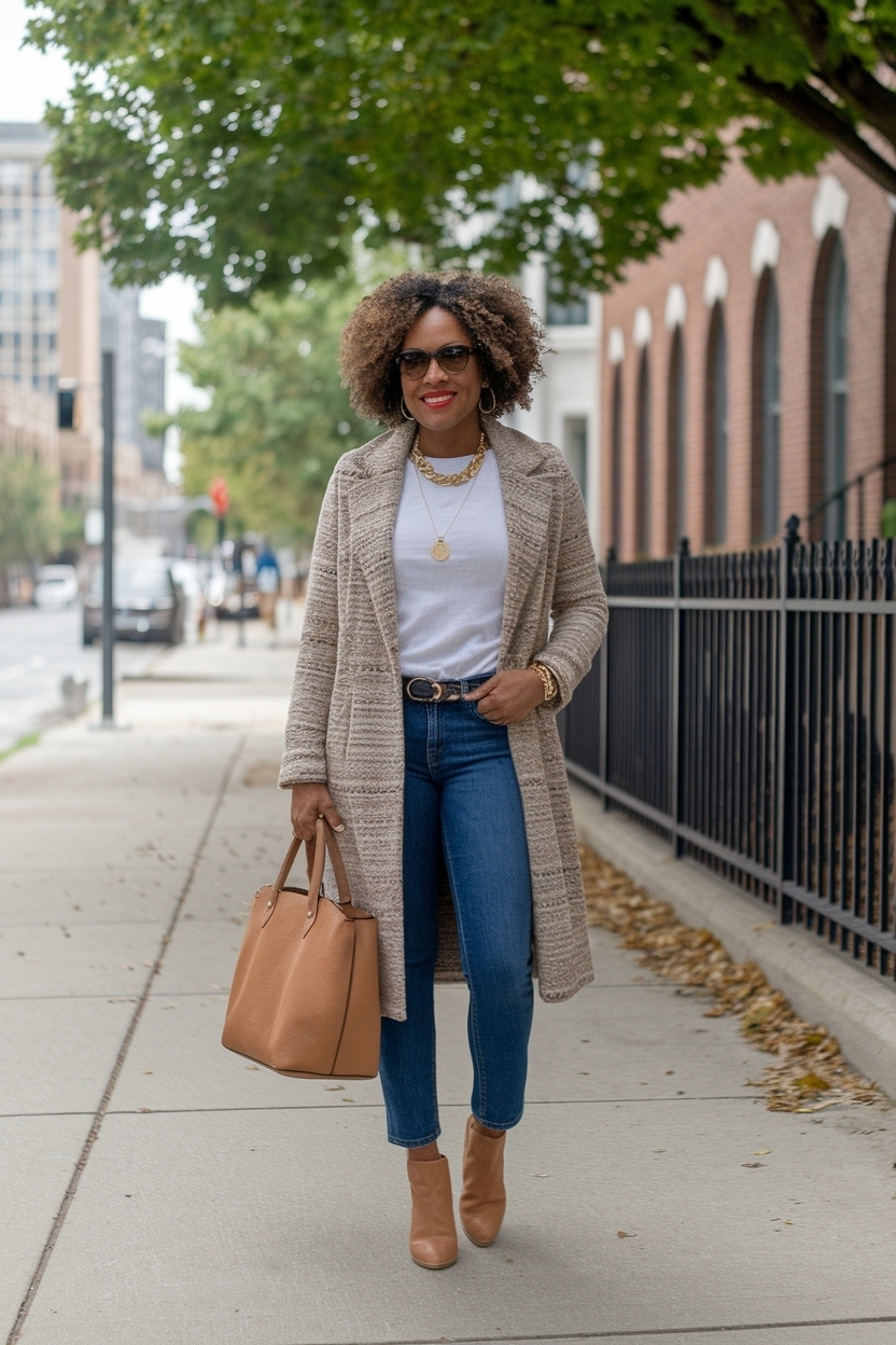 Casual Fall Outfits for Black Women Over 30: Fashion Forward outfit idea