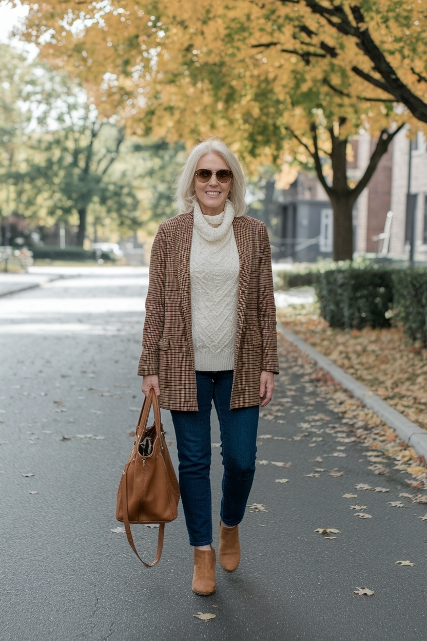 Casual Fall Outfits for Women Over 50 Si: Sophisticated Styles outfit idea