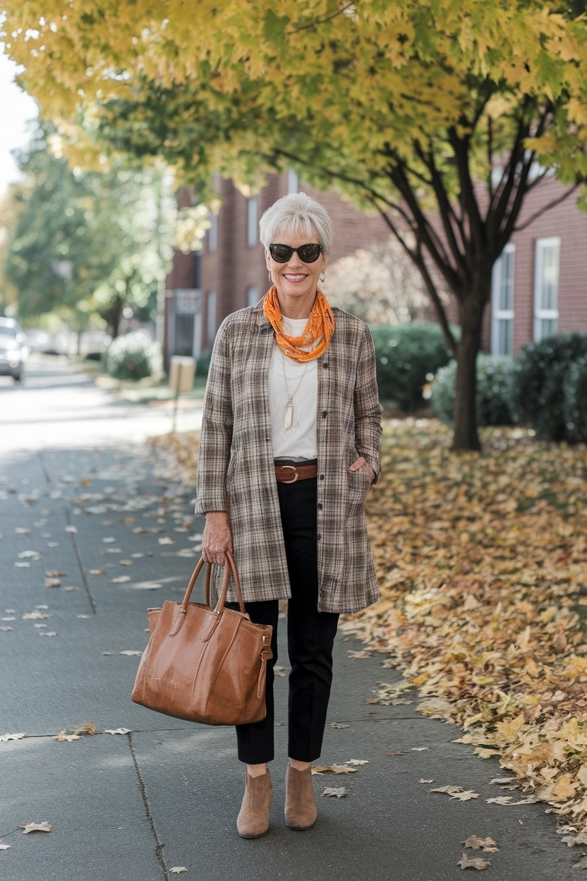 Casual Fall Outfits Women Over 60: Comfortable and Stylish outfit idea