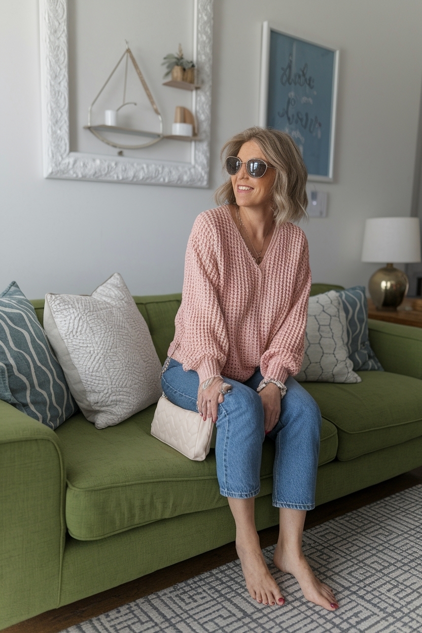 Casual Home Outfits Women Over 40 for Relaxation outfit idea