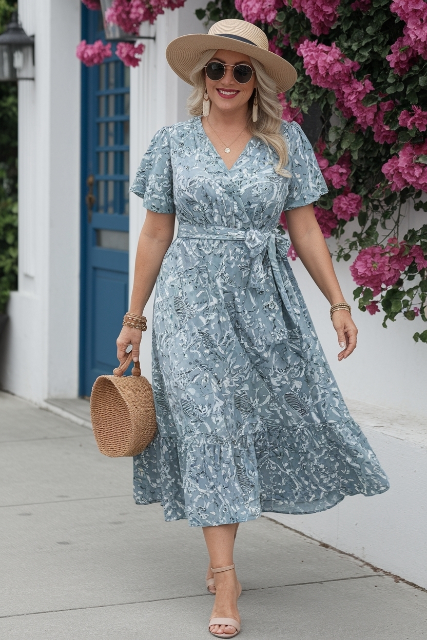 Casual summer dresses for women over 50: Style Guide outfit idea