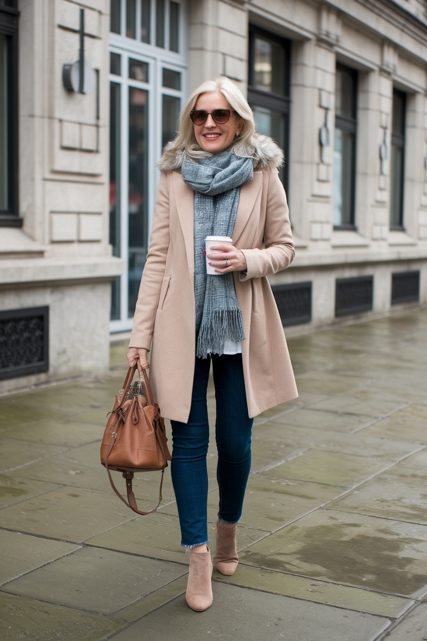 Comfy Casual Winter Outfits for Women Over 40 outfit idea