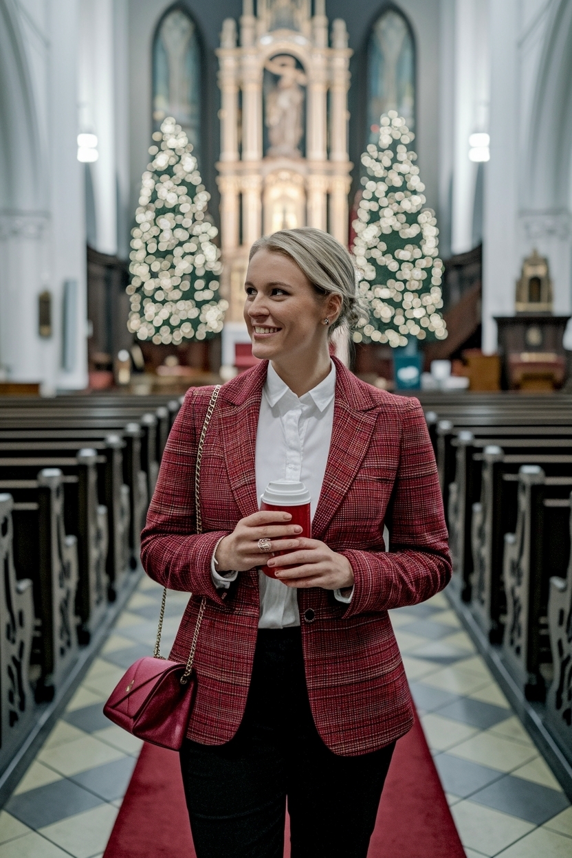 Christmas Eve Outfit Women Church: Celebrate in Style outfit idea