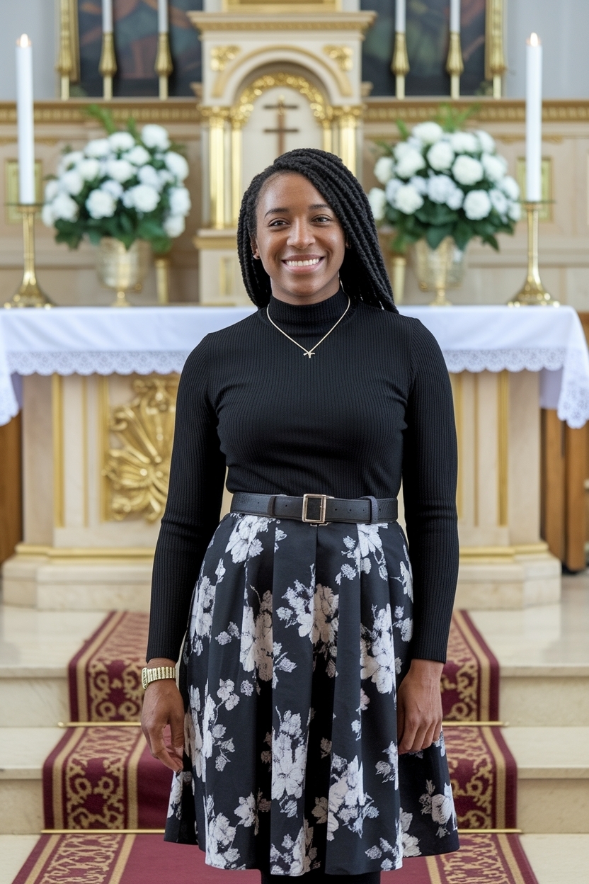 Church Outfit Black Women Dresses Modest: Elegant Options outfit idea
