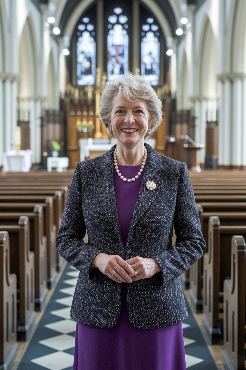 Church Outfit for Women Over 50: Elegant Jeans Styles outfit idea