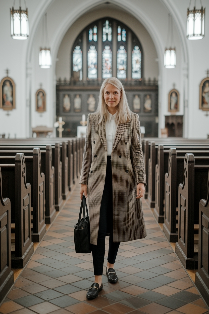 Church Outfit with Loafers Women: Stylish and Comfortable outfit idea