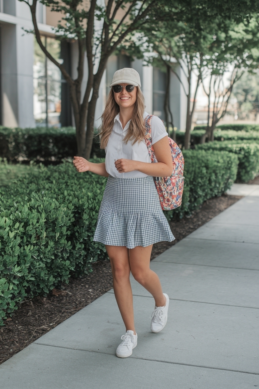 Trendy Comfy Summer Outfits for School outfit idea
