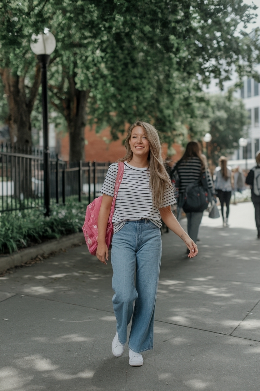 Stylish Cute and Comfy Outfits for School outfit idea