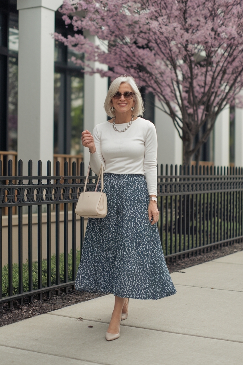 Cute Spring Outfits for Women Over 50 CA: Stylish Choices outfit idea
