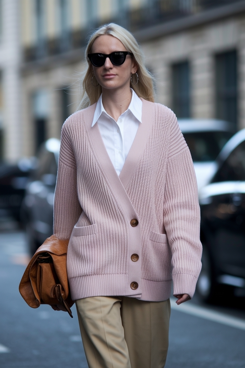 Double Breasted Cardigan Outfit Women: Tailored to Perfection outfit idea