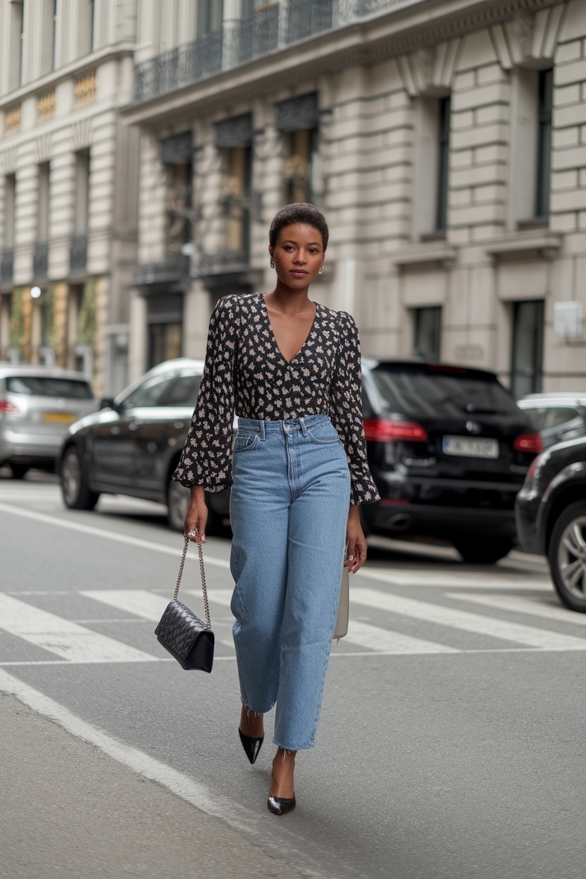 Dress Over Jeans Outfit Black Women: A Trendy Fusion outfit idea