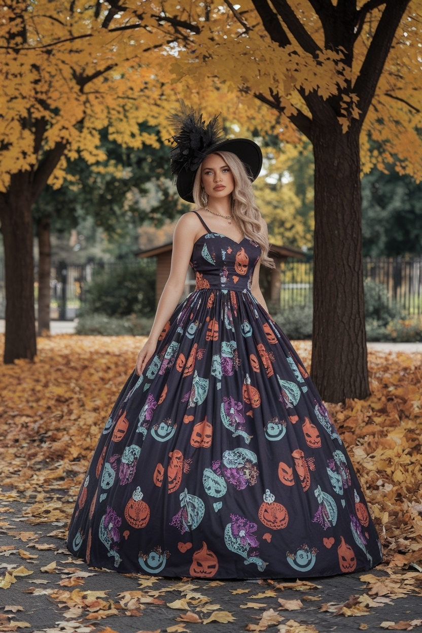 Dress to Impress Codes New Update Hallow: Spooky Styles outfit idea