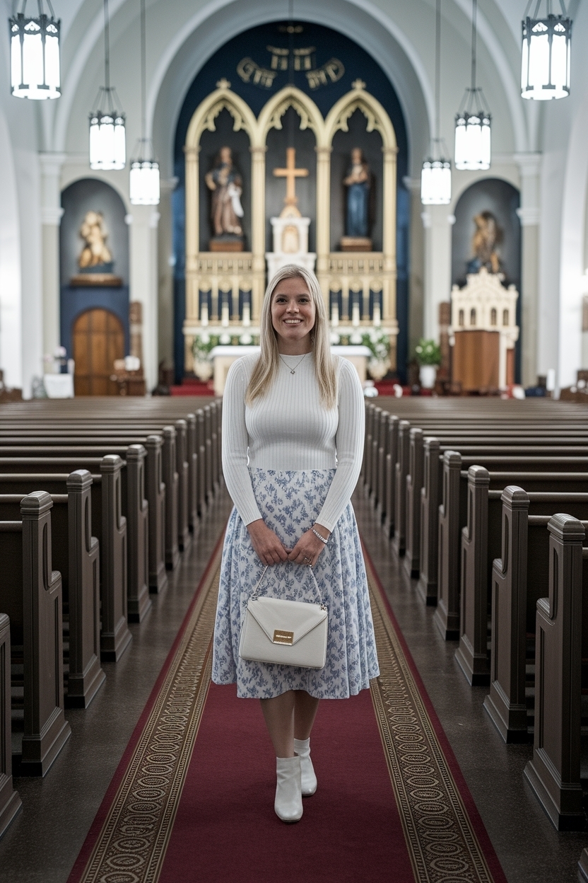 Easter Outfit Women Church Night: Stylish Evening Looks outfit idea