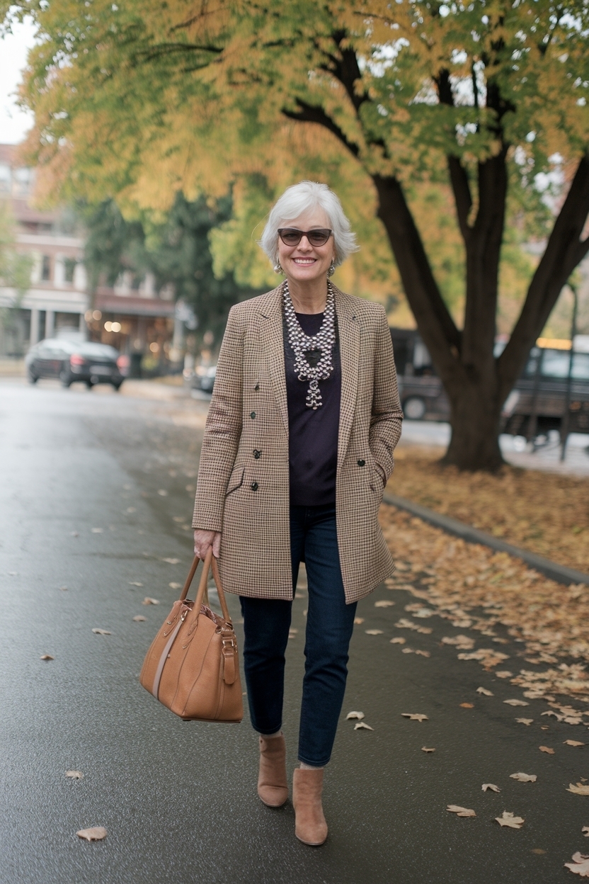 Fall Fashion for Women Over 60 Outfits: Timeless Elegance outfit idea