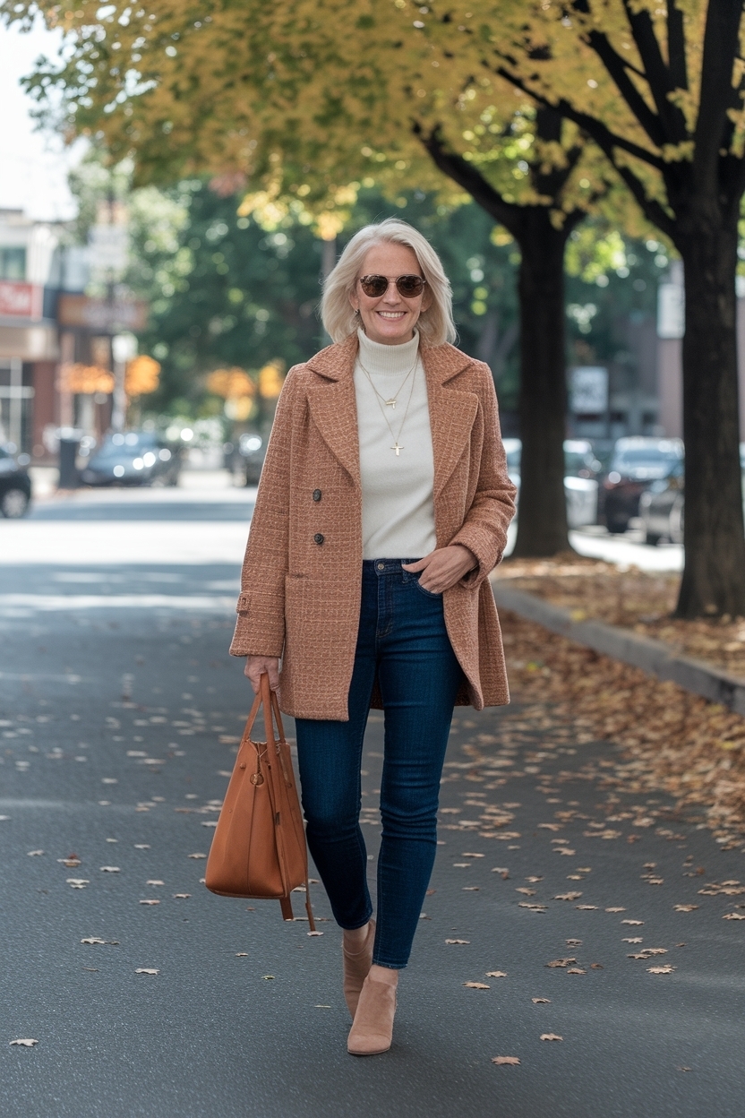 Fall Outfits for Women Over 50 Casual and Comfortable outfit idea