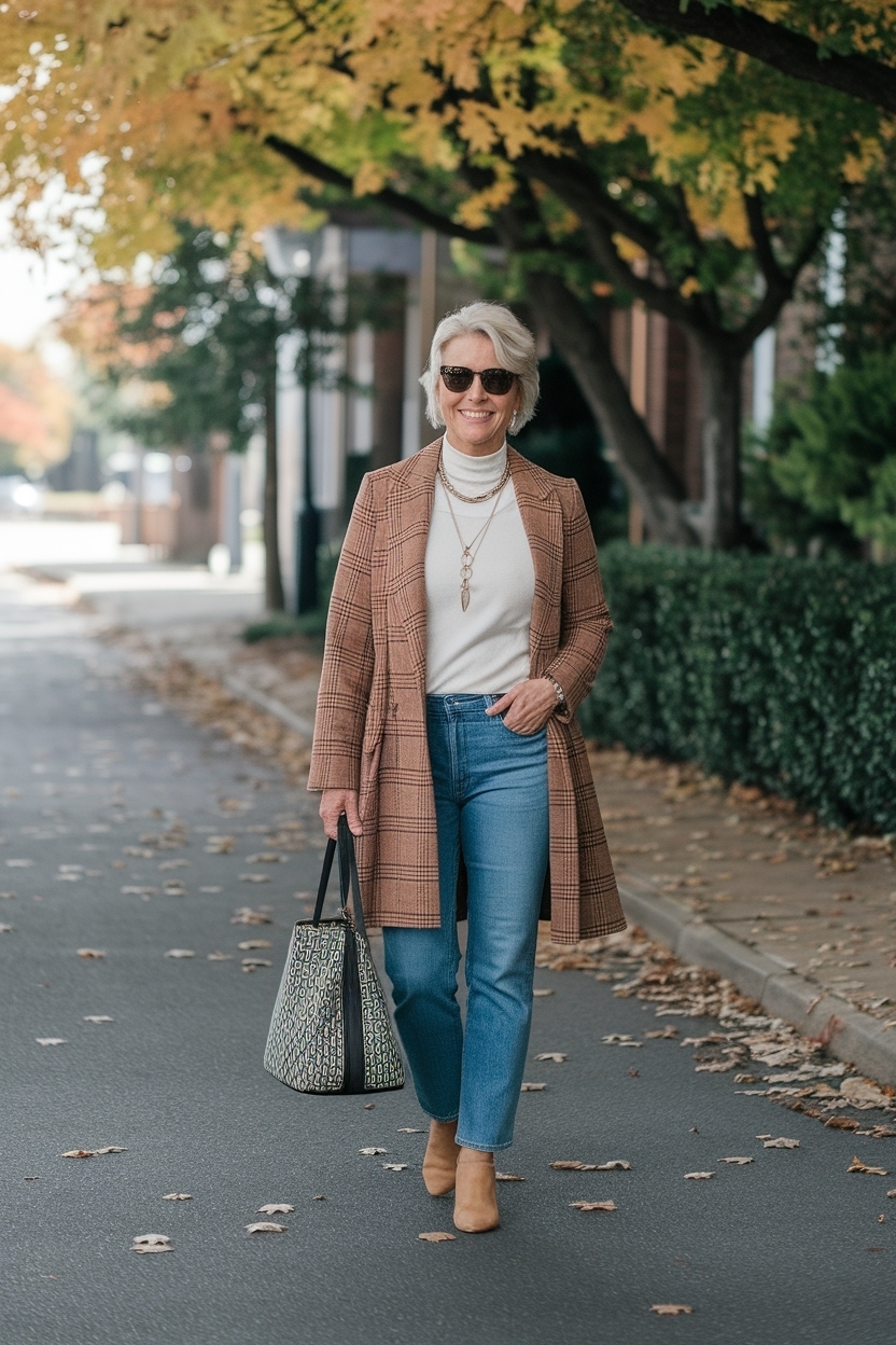 Fall Outfits for Women Over 50 Casual Jean Styles to Love outfit idea