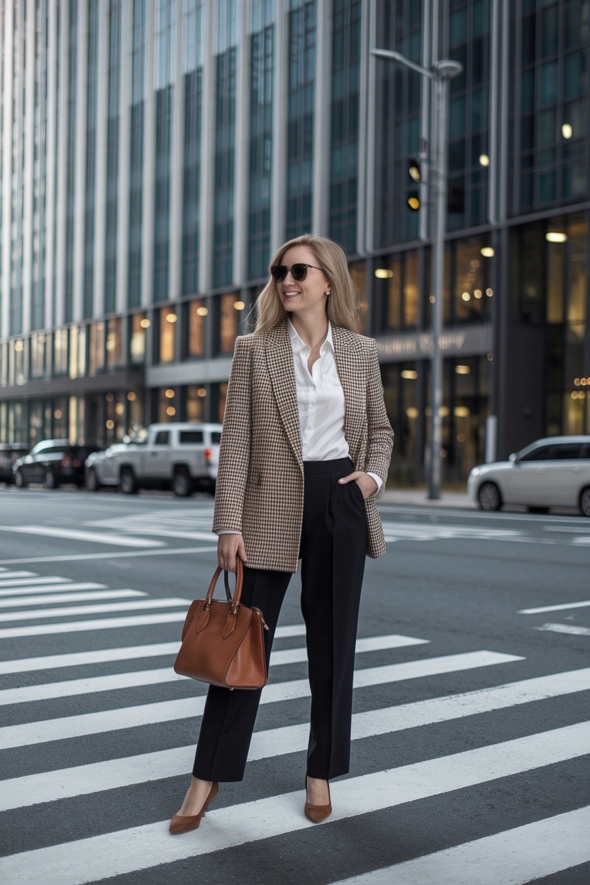Fall Work Outfits for Women Business: Professional Wardrobe outfit idea