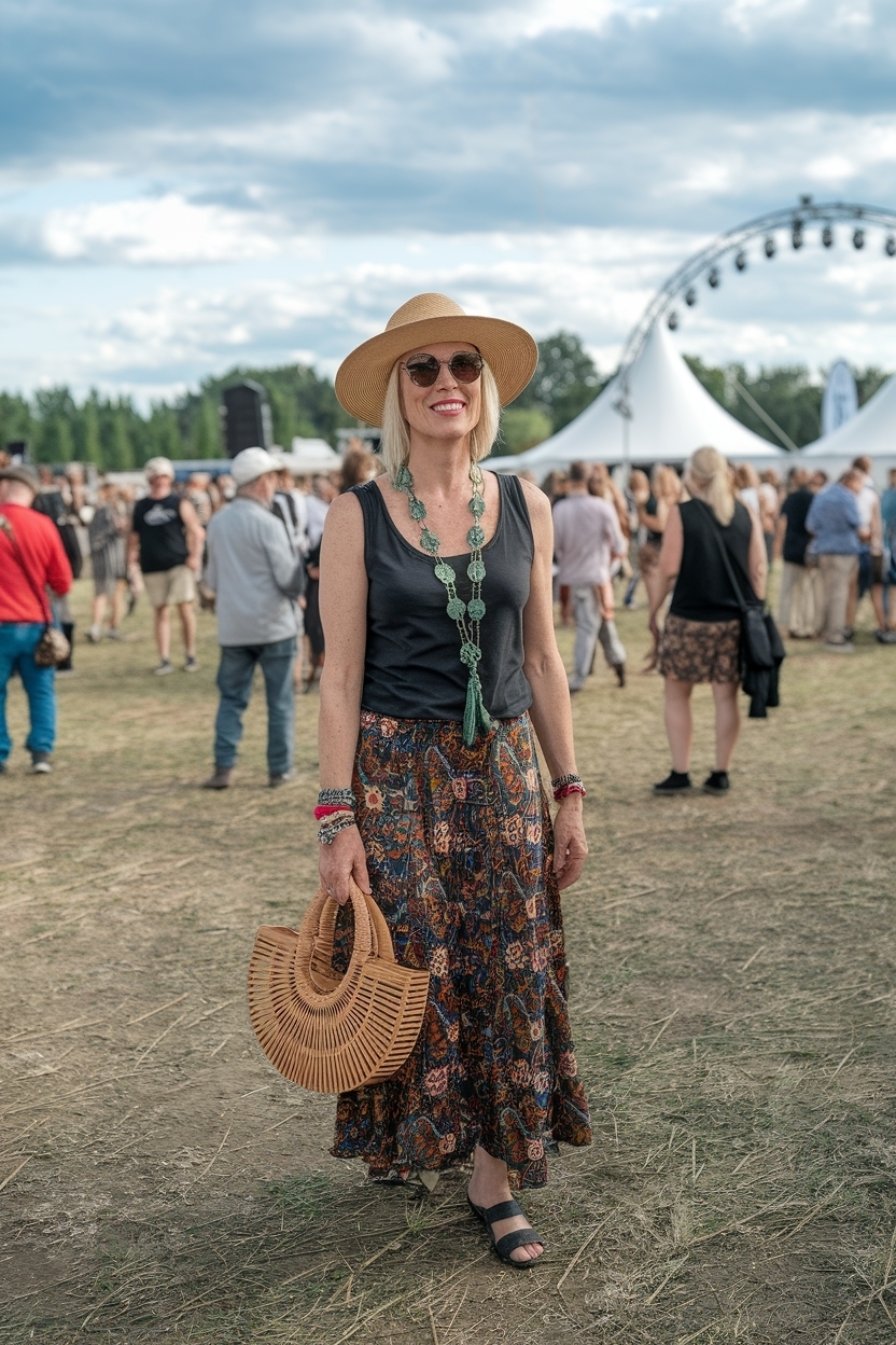 Festival Outfit for Women Over 40: Boho-Inspired Looks outfit idea