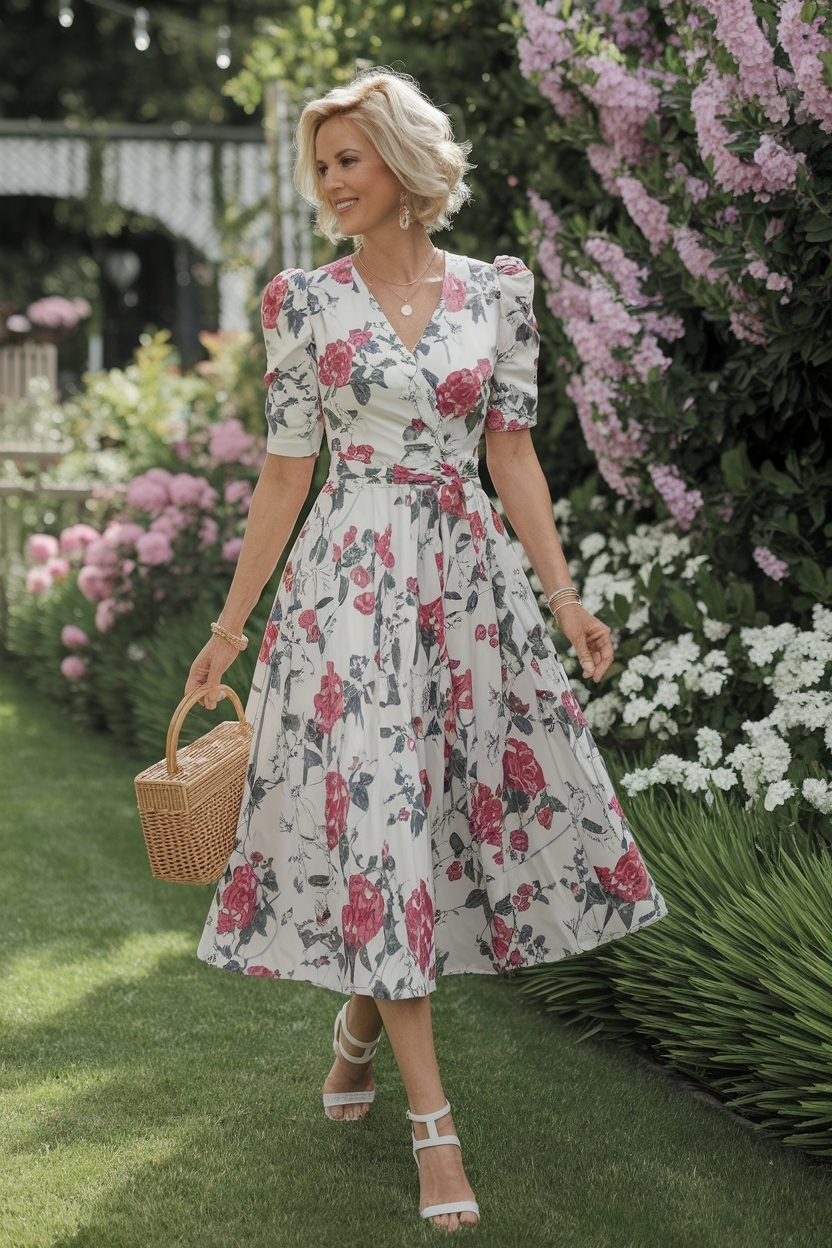 Garden Party Dresses for Women Over 50 S to Impress Guests outfit idea