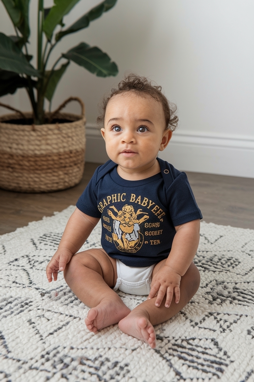 Graphic Baby Tee: A Trendy Wardrobe Staple outfit idea