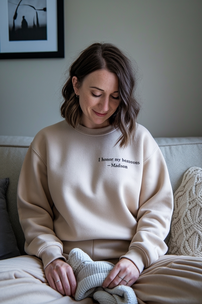 I Honor My Body's Seasons Madison: Wellness Through Cycles outfit idea