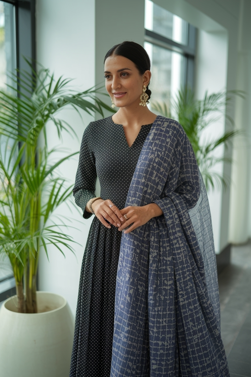 Indian Office Wear Women Work Outfits: Ethnic Meets Professional outfit idea