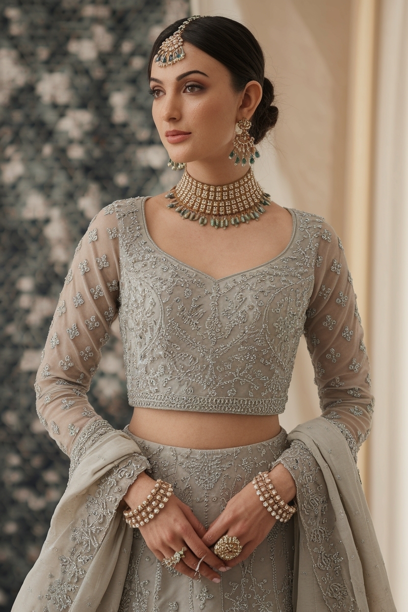 Indo Western Wedding Outfits Women: Blend Tradition and Style outfit idea