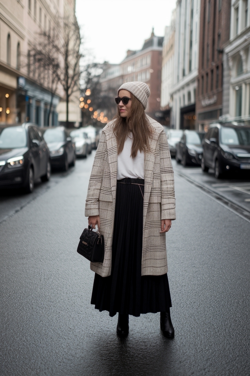 Long Black Skirt Winter Outfit: Elevate Your Wardrobe outfit idea