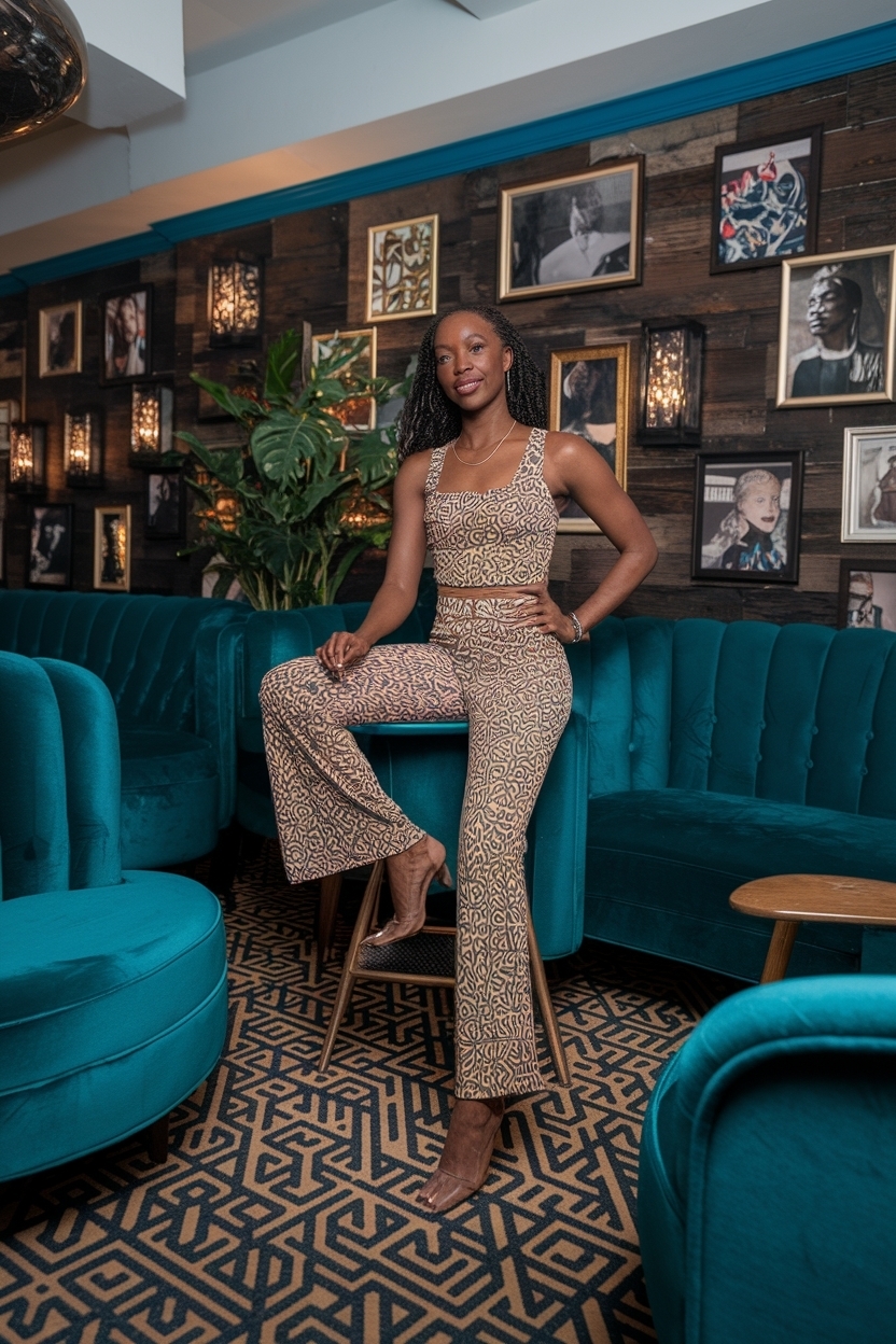 Lounge Outfits Black Women Club Ready for Comfort and Style outfit idea