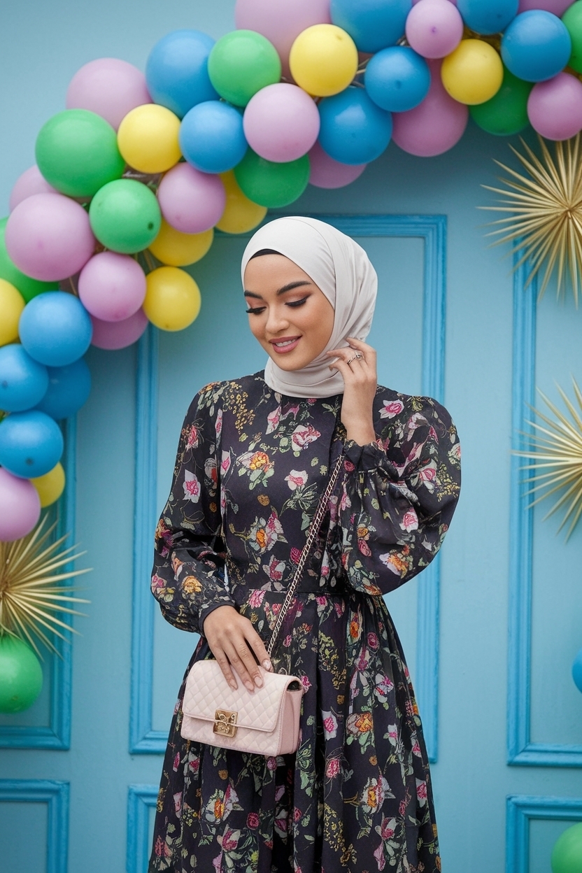 Modest Fashion Outfits for Birthday Celebrations outfit idea