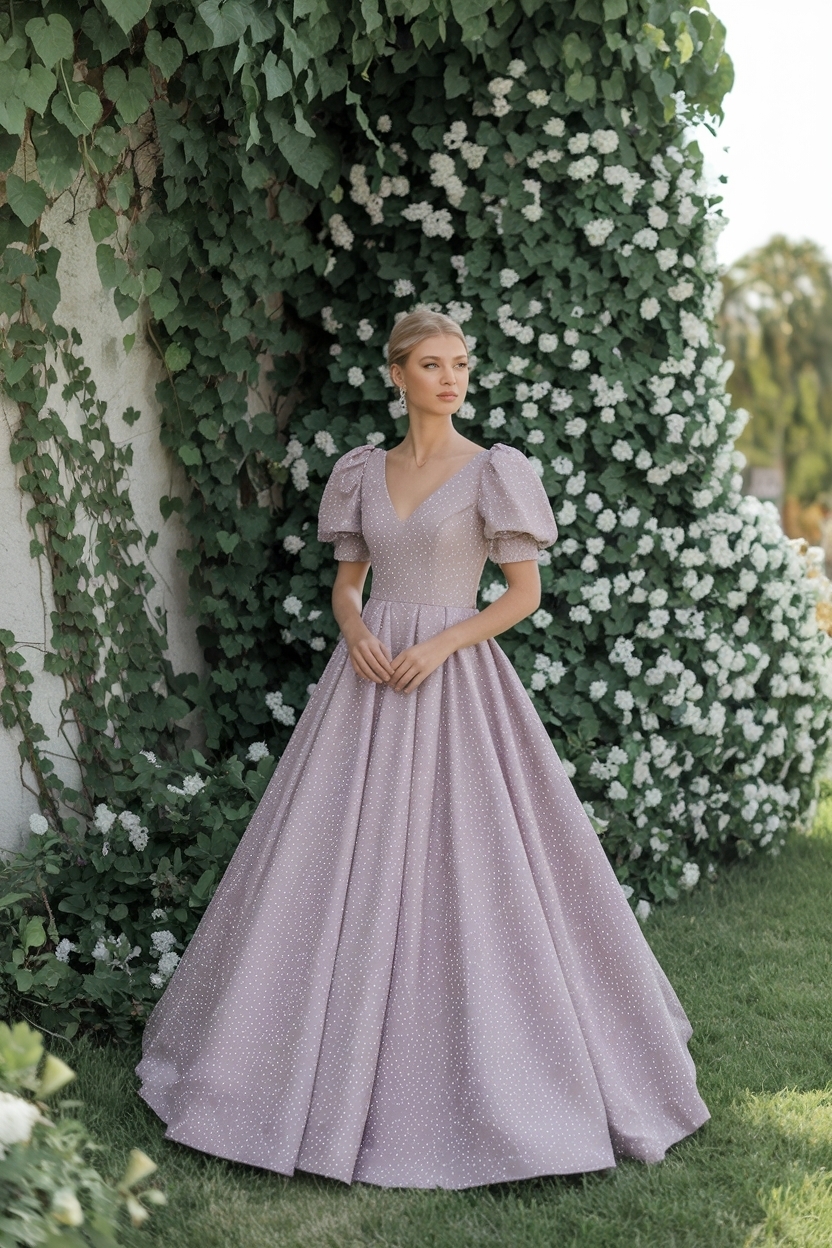 Modest Prom Dresses with Sleeves: Elegant Choices outfit idea