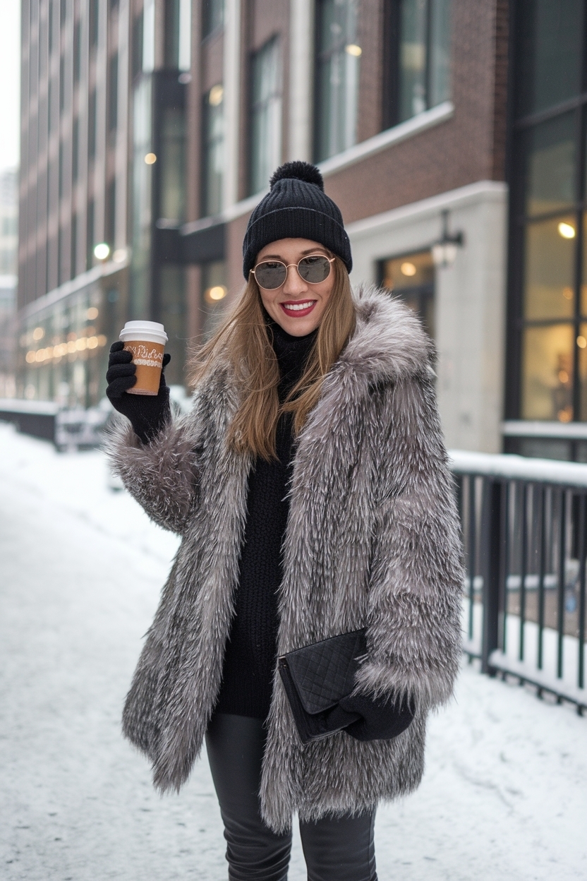 New Years Eve Outfits Winter: Sparkle and Shine outfit idea