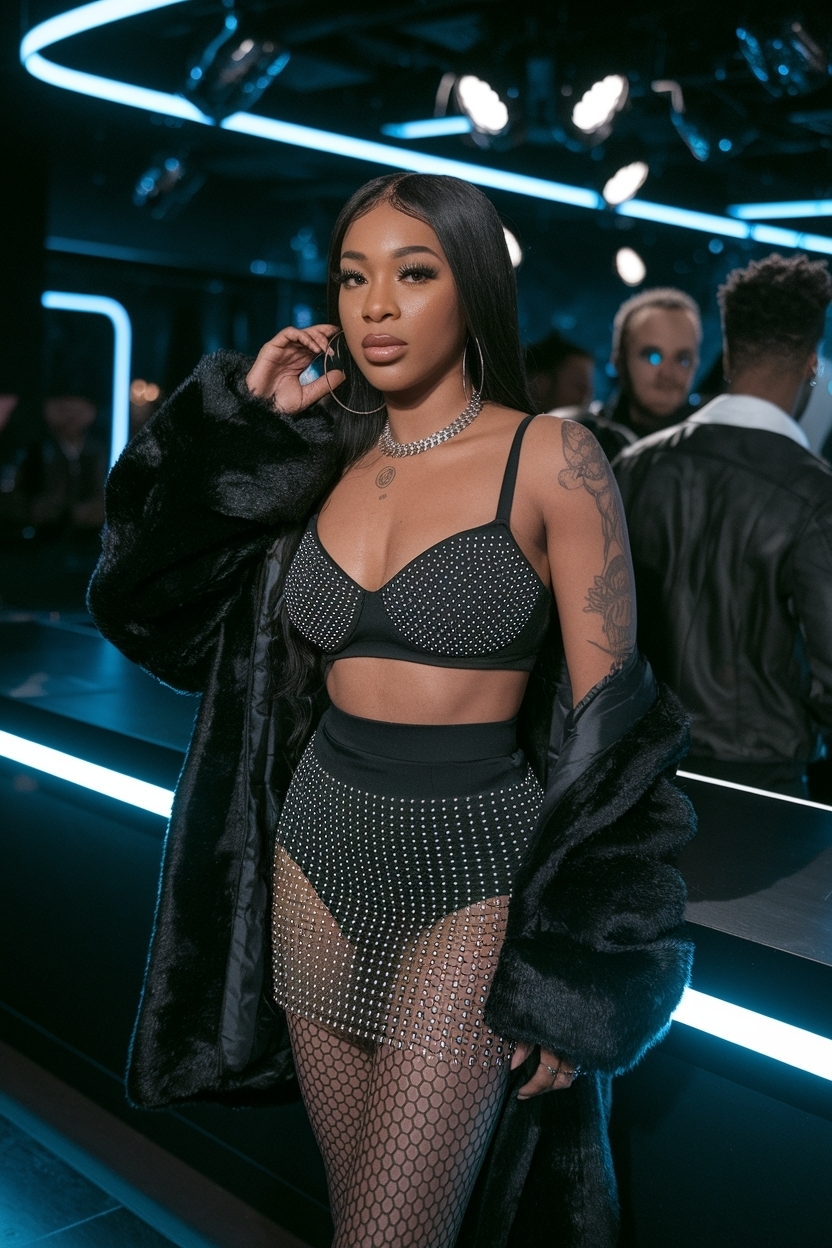 Night Club Outfits Black Woman: Glamorous and Chic outfit idea