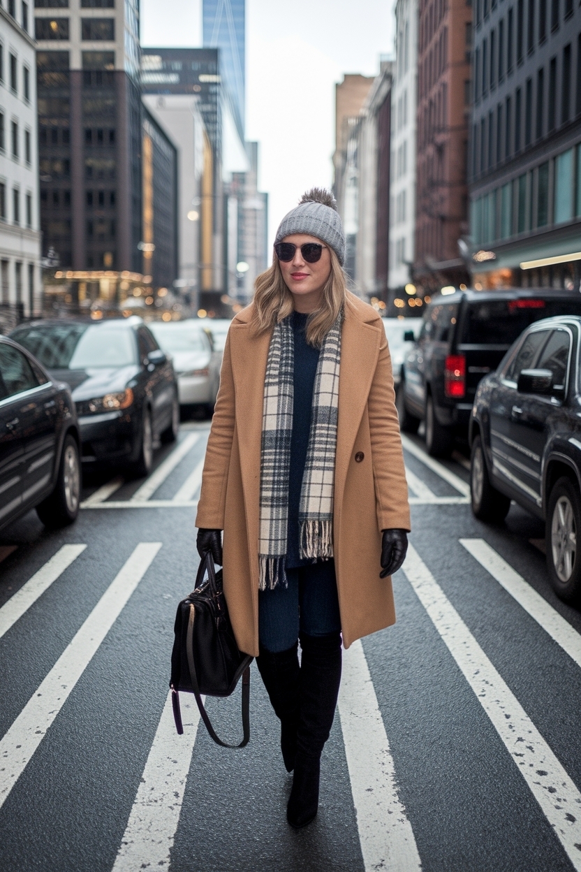 NYC Winter Outfits Cold Weather: Iconic Looks for the City outfit idea