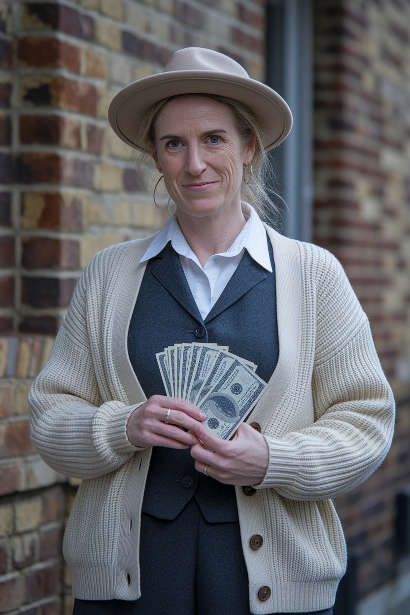 Old Money Outfit Women with Cardigan for Timeless Elegance outfit idea