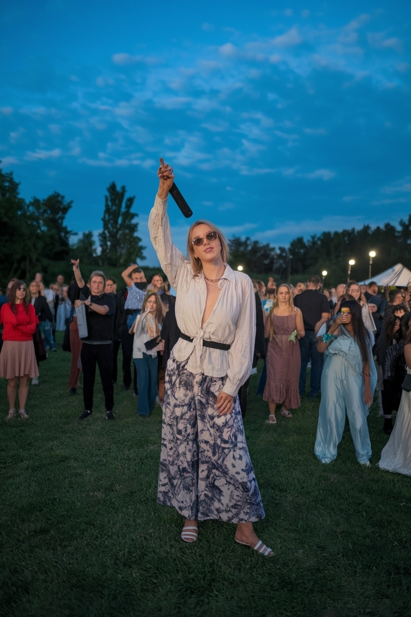Outdoor Concert Outfit Summer Night for Comfort and Style outfit idea