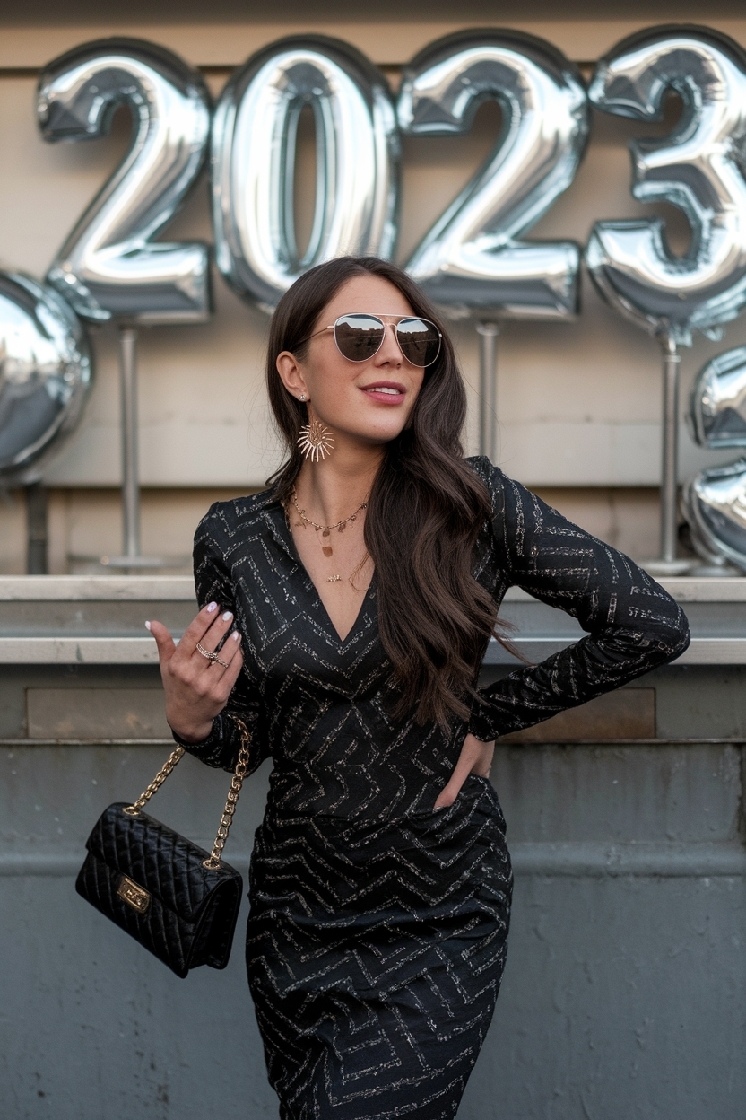 Outfit Ideas New Years Eve to Dazzle Your Friends outfit idea
